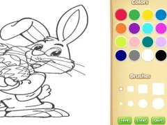 Gra Easter Bunny Coloring Book for Kids w Internecie