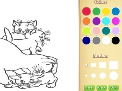 Gra Cats Coloring Book For Kids w Internecie