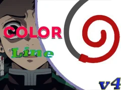 Gra coloring lines v4 w Internecie