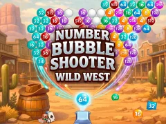 Gra Number Bubble Shooter Wild West w Internecie