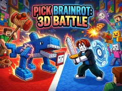 Gra Pick Brainrot: 3D Battle w Internecie