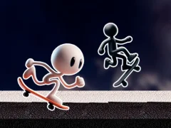 Gra Black and White Stickman w Internecie