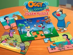 Gra Oggy and the Cockroaches Jigsaw Puzzle w Internecie
