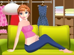 Gra Pregnant Anne Dressing Room w Internecie