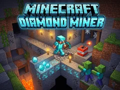 Gra Minecraft Diamond Miner w Internecie