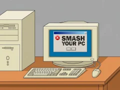 Gra Smash Your PC w Internecie
