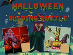 Gra Halloween Sliding Puzzle w Internecie