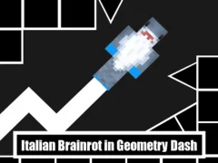 Gra Italian Brainrot in Geometry Dash w Internecie