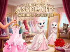 Gra Talking Tom Angela City Wedding Boutique w Internecie
