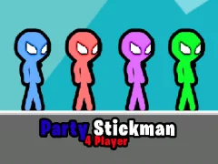 Gra Party Stickman 4 Player w Internecie