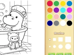 Gra Cozy Friends Coloring Book for Kids w Internecie