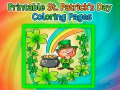 Gra Printable St Patricks Day Coloring Pages w Internecie