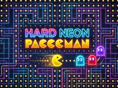 Gra hard neon paccoman w Internecie