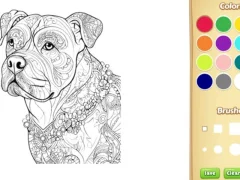 Gra Dog Coloring Book for Adults w Internecie