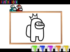 Gra Among Them Painting Book! w Internecie