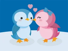 Gra Cute Penguin Puzzle w Internecie