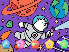 Gra Color By Code Space Bear w Internecie