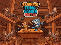 Gra Brainrot Tung Sahur Battle w Internecie