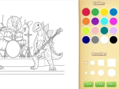 Gra Dinosaur Coloring Book For Kids w Internecie