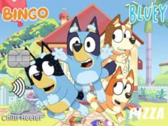 Gra Jigsaw Puzzle: Bluey Credit Card w Internecie