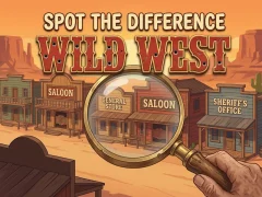 Gra Spot The Difference Wild West w Internecie