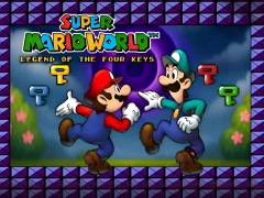Gra Super Mario World Legend of the Four Keys w Internecie