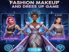 Gra Fashion Makeup And Dress Up Game w Internecie