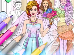 Gra Wedding Coloring Dress Up w Internecie