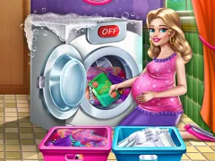 Gra Mommy washing clothes w Internecie