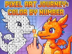 Gra Draw picture by numbers Pixel Art w Internecie