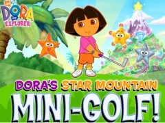 Gra Dora The explorer Dora's Star Mountain Mini-Golf w Internecie