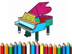 Gra Back To School: Piano Coloring Book w Internecie