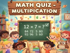 Gra Math Quiz - Multiplication w Internecie