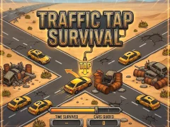 Gra Traffic Tap Survival w Internecie