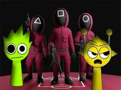 Gra Squid Game Sprunki FNF Battle w Internecie