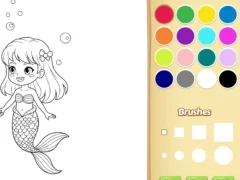 Gra Mermaid Coloring Book For Kids w Internecie