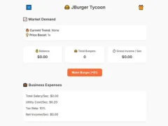 Gra Jburger Tycoon w Internecie