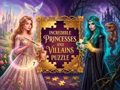 Gra Incredible Princesses and Villains Puzzle w Internecie