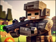 Gra Pixel Village Battle 3D.io w Internecie