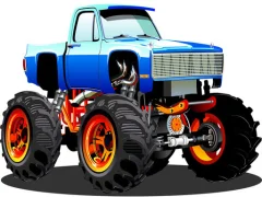 Gra Monster Truck Puzzle w Internecie