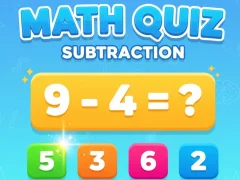 Gra Math Quiz - Subtraction w Internecie