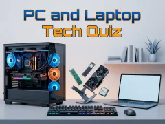 Gra PC and Laptop Tech Quiz w Internecie