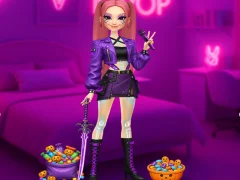 Gra K-Pop Halloween Dress Up w Internecie