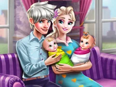 Gra Ice Queen Twins Family Day w Internecie