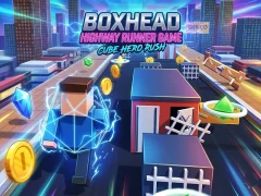Gra Boxhead Highway Runner Game w Internecie