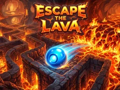 Gra Escape the lava w Internecie