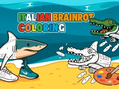 Gra Italian Brainrot Coloring w Internecie