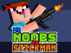 Gra Mr Noobs vs Stickman w Internecie