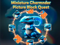Gra Miniature Charmander Picture Block Quest w Internecie