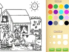 Gra Farm Coloring Book For Kids w Internecie
